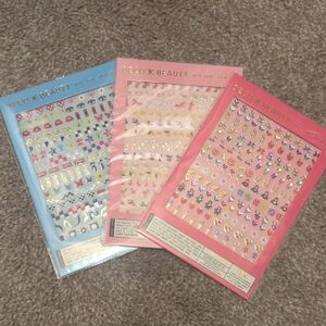 DECO ✦ BEAUTY Nail Art Sticker Sheets X 3